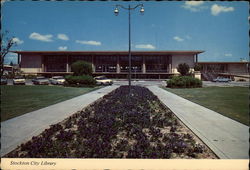 Stockton City Library California Postcard Postcard