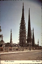 Watts Towers Postcard