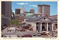 The Quincy Market and Faneuil Hall Postcard