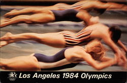 Los Angeles 1984 Olympics California Postcard Postcard