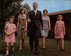 William Winter and His Family Postcard
