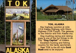 Tok, Alaska Postcard