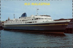 M.V. Malaspina Ferries Postcard Postcard