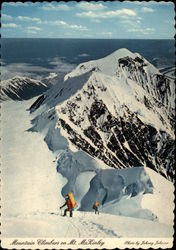 Mountain Climbers on Mt. McKinley Denali, AK Postcard Postcard