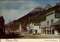 Street Scene Skagway, AK Postcard Postcard