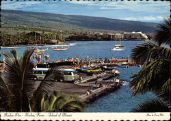 Kailua Pier - annual Hawaiian International Billfishing Tournament Kailua-Kona, HI Postcard Postcard