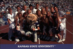 Varsity Cheerleaders, Kansas State University Manhattan, KS Postcard Postcard
