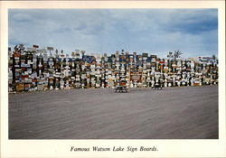 Sign Boards Watson Lake, YT Canada Yukon Territory Postcard Postcard