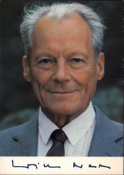 Dr. Willy Brandt Postcard