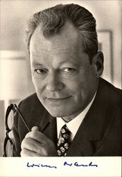 Dr. Willy Brandt Postcard