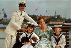 The Royal Family - Denmark Postcard