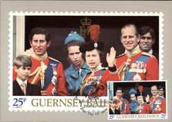 Guernsey Post Office Stamp-Card Maximum Cards Postcard Postcard