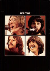 The Beatles - Let It Be Postcard