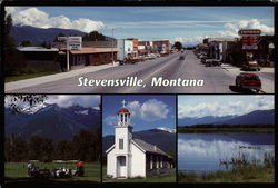 Stevensville, Montana Postcard