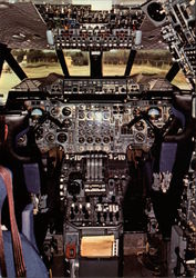 The Flight Deck of the Concorde Postcard