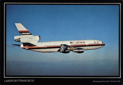 Laker Skytrain DC10 Postcard