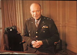 General Dwight D. Eisenhower Postcard