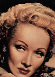 Marlene Dietrich Postcard