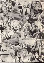 Collage of Marilyn Monroe Postcard