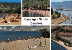 Okanagan Valley Beaches British Columbia Canada Postcard Postcard