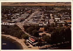 View from Above of Osoyoos British Columbia Canada Postcard Postcard