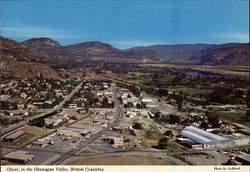 Oliver, in the Okanagan Valley British Columbia Canada Postcard Postcard