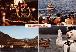 Snofest - Various Views Kelowna, BC Canada British Columbia Postcard Postcard