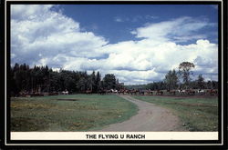 The Flying U Ranch British Columbia Canada Postcard Postcard