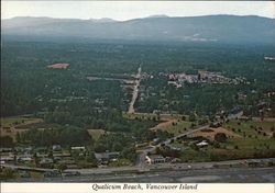 Qualicum Beach - Aerial View Postcard