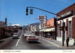 Street Scene Courtenay, BC Canada British Columbia Postcard Postcard