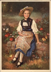 Costumes Suisse - Aargau Postcard