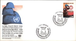 Nobel Peace Prize 1988-United Nationsl Peace Keeping Forces First Day Cover