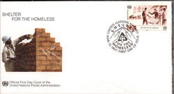 Shelter for the Homeless First Day Cover