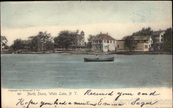 View of North Shore White Lake New York