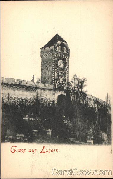 Gruss aus Luzern (Greetings from Lucerne) Switzerland