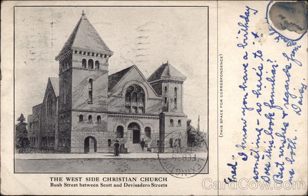 The West Side Christian Church San Francisco California