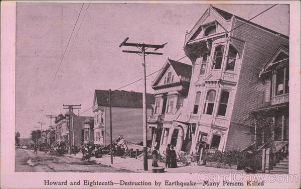 Howard and Eighteenth 1906 San Francisco California