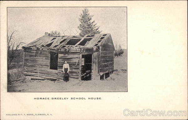 Horace Greeley School House Elmwood New Hampshire