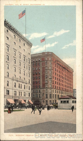 Masonic Temple and Hotel Touraine Boston Massachusetts