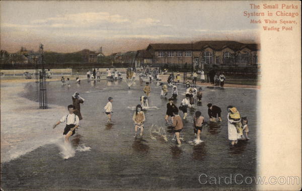 The Small Parks Sysstern, Mark White Square, Wading Pool Chicago Illinois