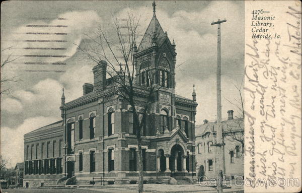 Masonic Library Cedar Rapids Iowa