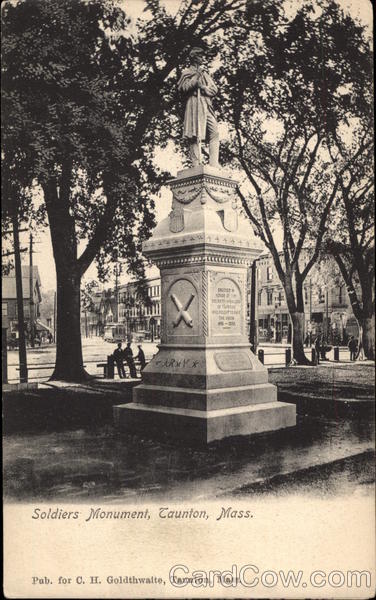 Soldiers Monument Taunton Massachusetts
