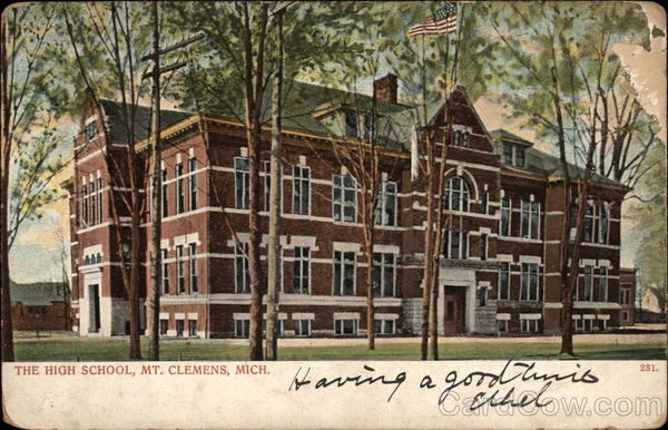 The High School Mount Clemens Michigan