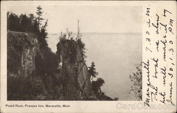 Pulpit Rock, Presque Isle Marquette Michigan