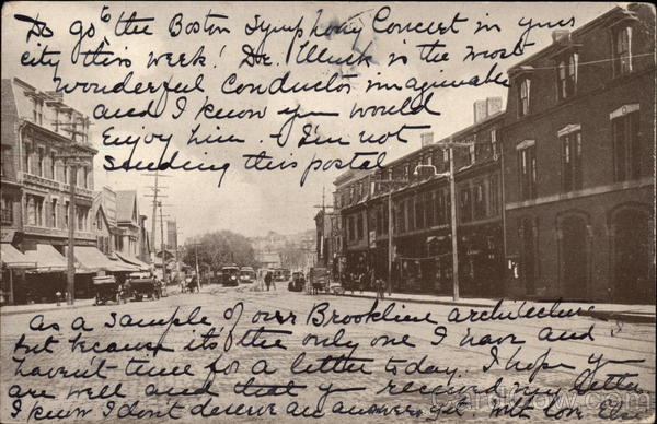 A Sample of Brookline Architecture Boston Massachusetts