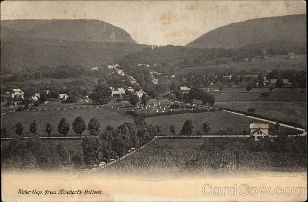 Water Gap from Rinehart's Outlook Pennsylvania