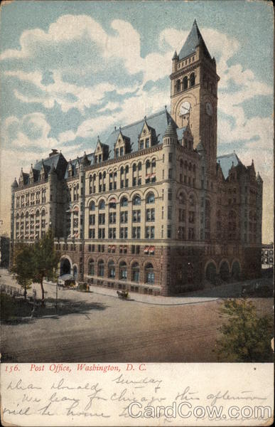 Post Office Washington District of Columbia Washington DC