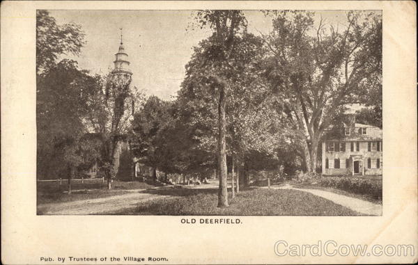 View of Old Deerfield Massachusetts