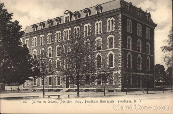 Junior or Second Division Bldg, Fordham University New York