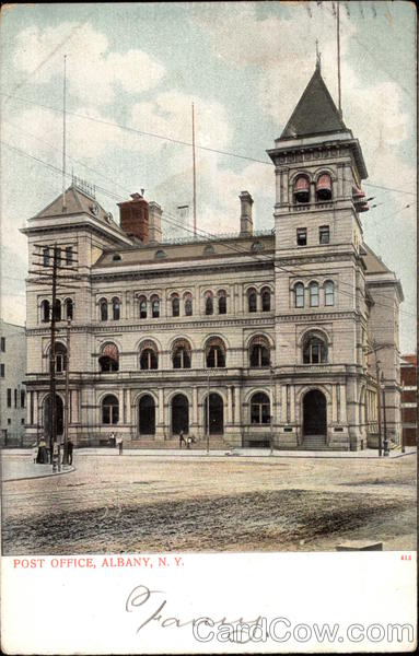 View of Post Office Albany New York